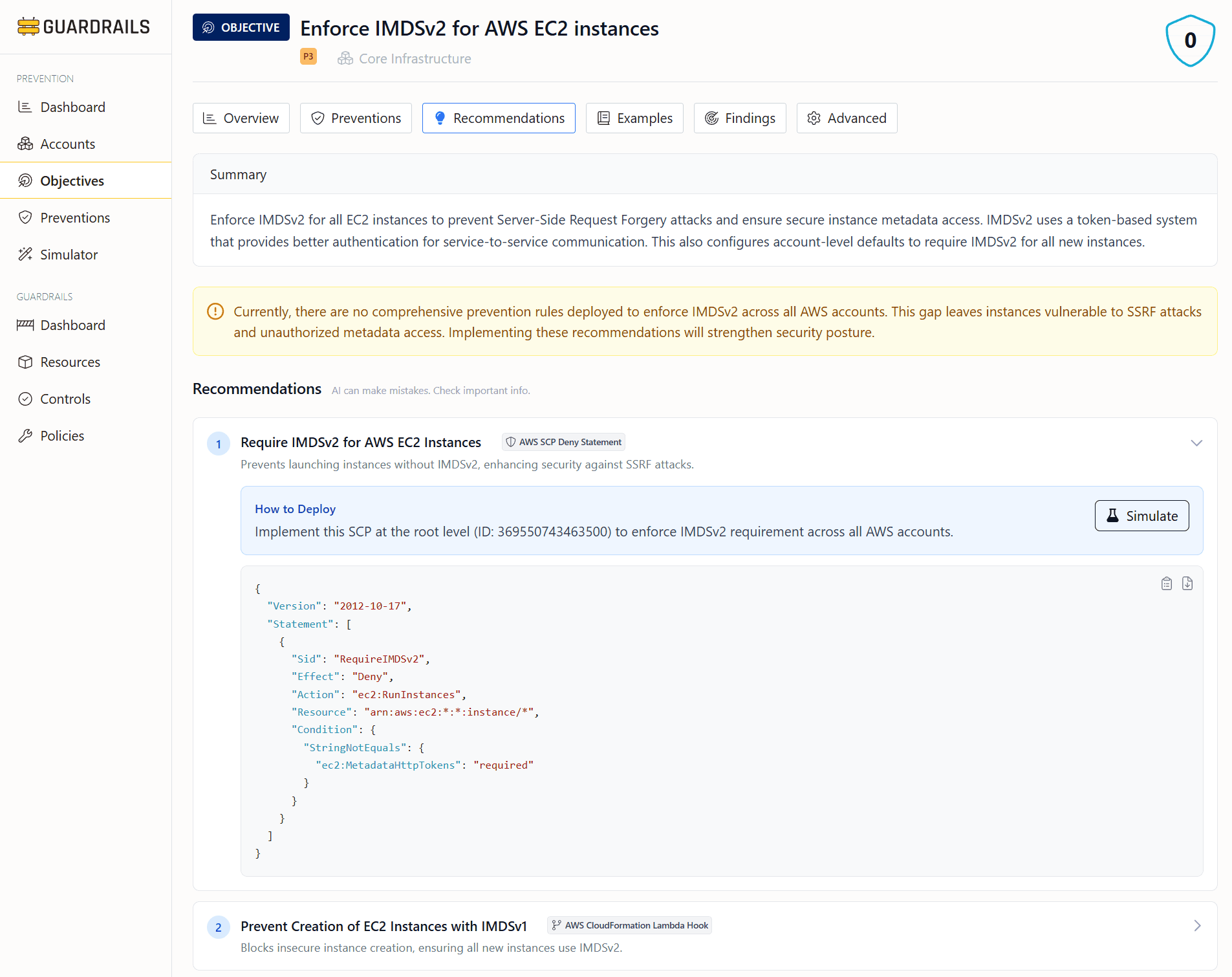 Recommendations for Improvement