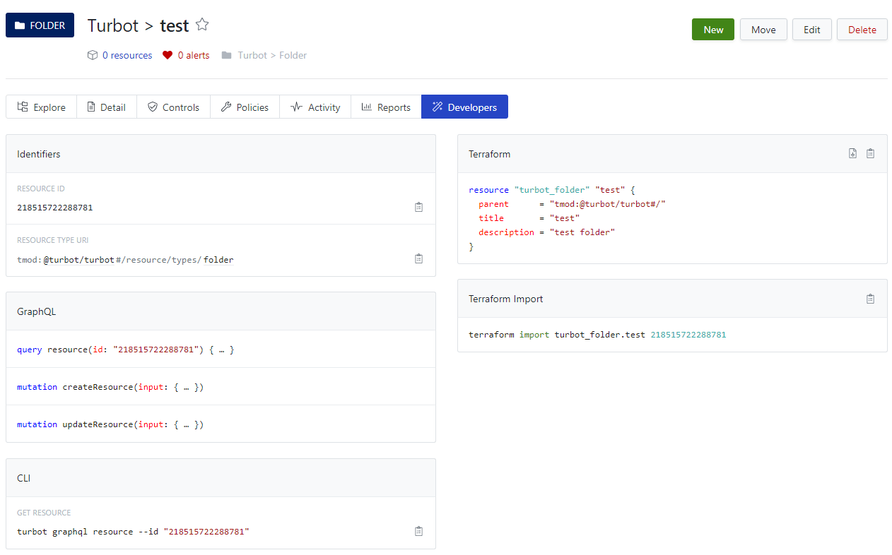 developer tab