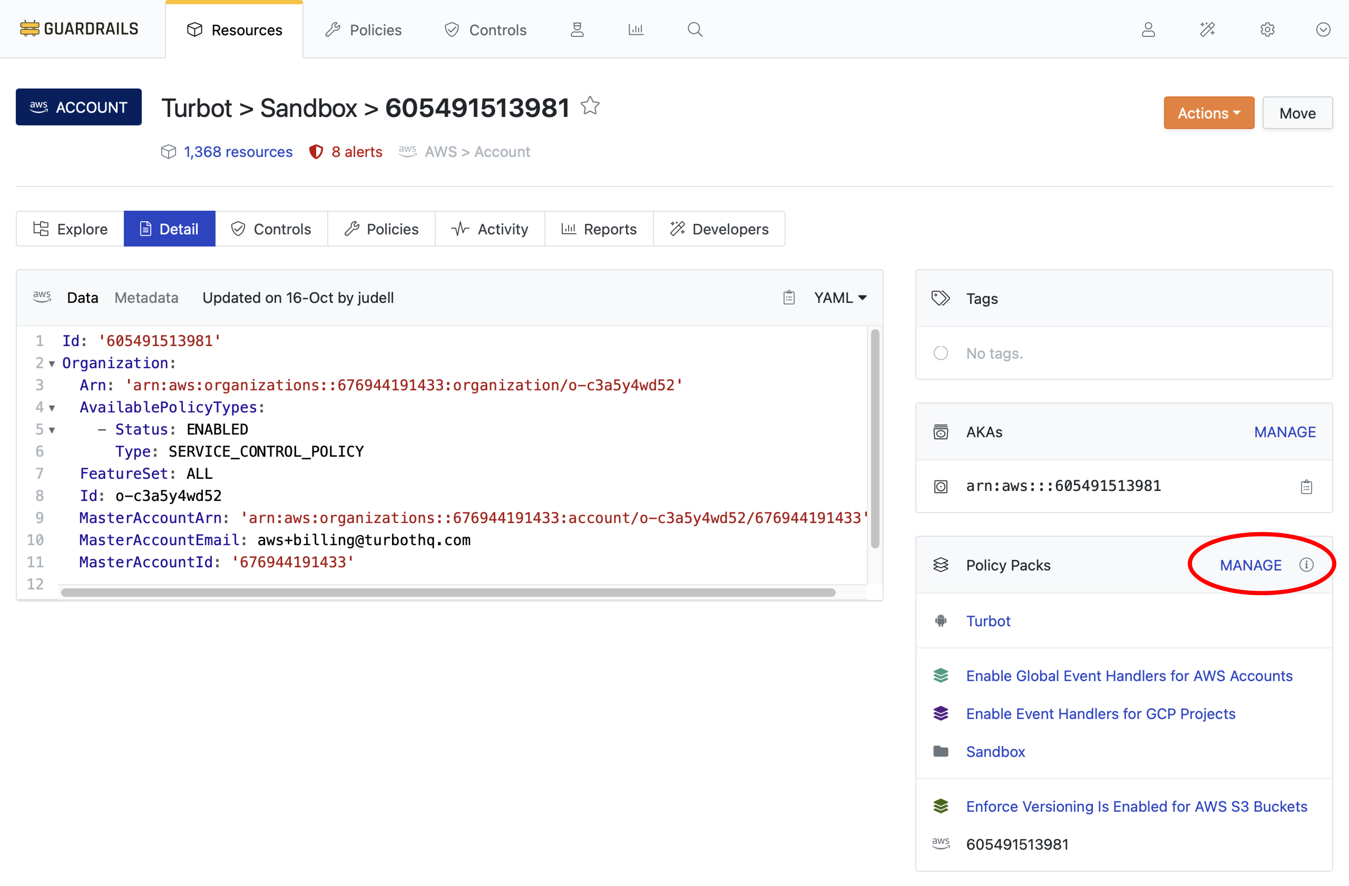 aws-locate-policy-pack-manage