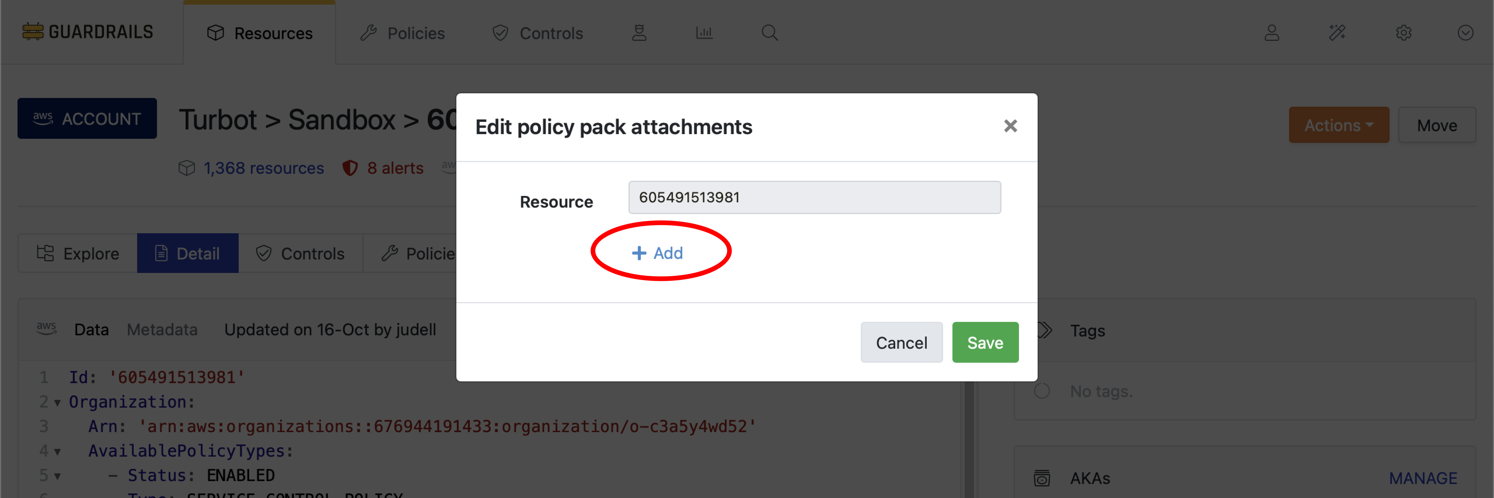 aws-edit-attachments-select-enforce-versioning