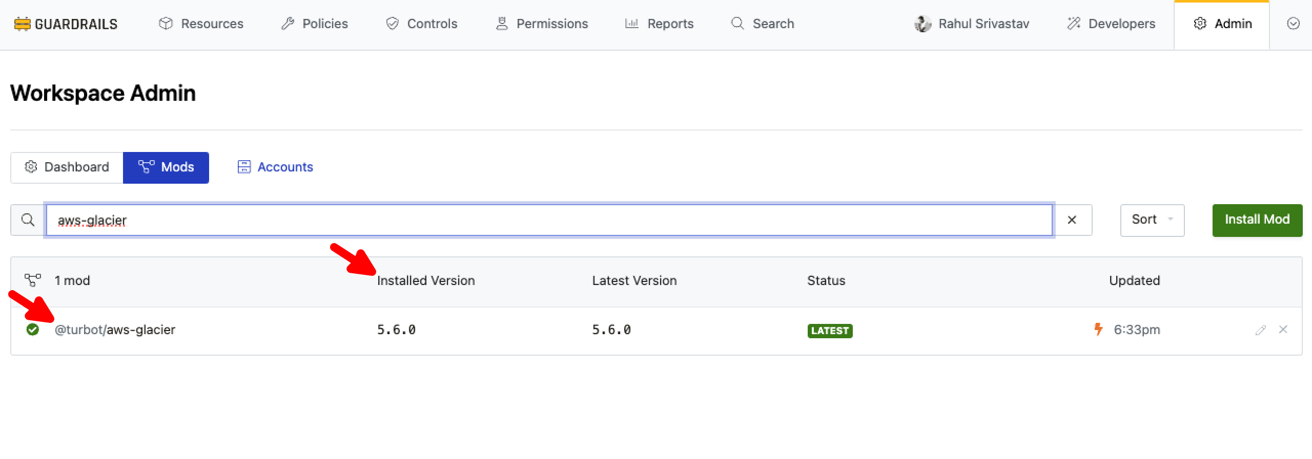 Mod Install Confirmation