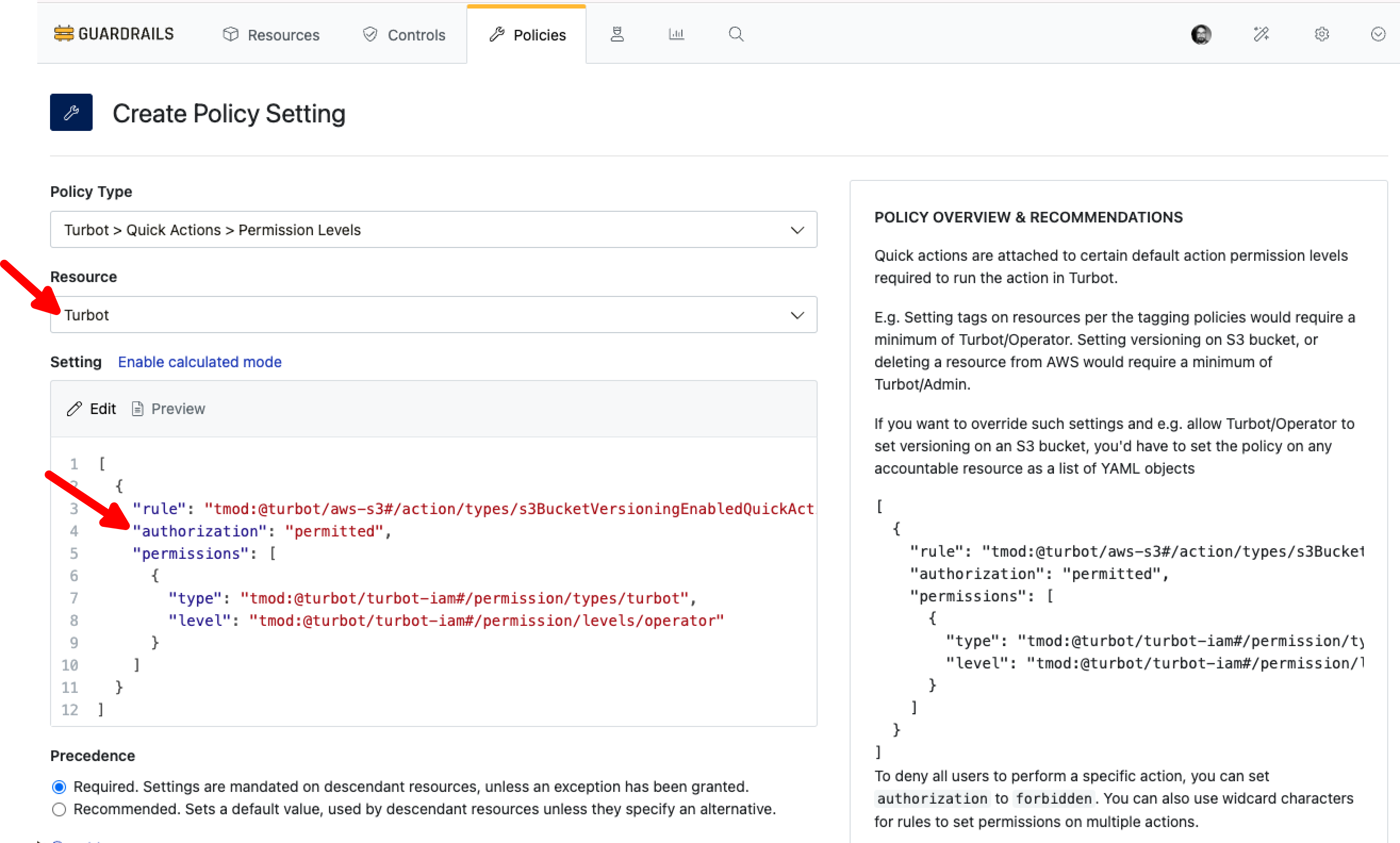 Quick Action Permission